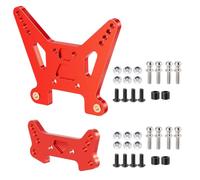 AXspeed Aluminum Front Rear Shock Tower Set for 1/10 Tamiya TT-02B RC Car (Red)