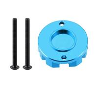 AXspeed Aluminum Motor Cover Protective Cap Upgrade for 1/12 Tamiya 57409 Lunch Box RC Car(Blue)