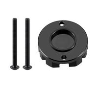 AXspeed Aluminum Motor Cover Protective Cap Upgrade for 1/12 Tamiya Lunch Box RC Car(Black)