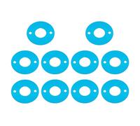 AXspeed Aluminum Motor Spacer Motor Shims Washer Gasket Set for Tamiya 540 Brushed Motors 10pcs Spacer Kit Compatible with TT01 TT02 M07 M08 TA02 1/10 RC Models