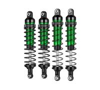 AXspeed Aluminum RC Shocks Front & Rear Suspension Shock Absorber Damper for 1:10 ARRMA Big Rock 3S (Black & Green)