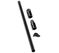 AXspeed Carbon Fiber Center Chassis Brace Upgrade 1/8 Center Brace Bar for ARRMA Vendetta Infraction 3S BLX(Black)