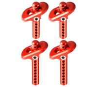AXspeed Front Rear Body Mount Post Aluminium Body Shell Mount for 1:8 ARRMA Infraction BLX 3S Upgrade (Red)