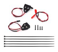 AXspeed Front & Rear LED Light Set Headlight Taillight Lamp for 1:8 TRX Jato BL-2S RC Car Upgrade