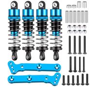 AXspeed Front Rear Shock Absorber Damper Kits for 1/10 RC Tamiya The Frog (Blue)