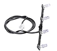 AXspeed LED Front Light 4-LED Spotlight Light Lamp for Tamiya Tractor Actros 3363 56348 1/14 RC Truck