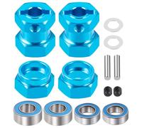 AXspeed RC Aluminium 12mm Hex Wheel Adapter Conversion Kit Compatible with 1/10 Tamiya 58346 Grasshopper RC Car