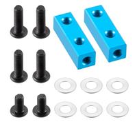 AXspeed RC Servo Mount Bracket Aluminium Servo Seat Upgrade for 1:12 Tamiya 58347 Lunch Box RC Truck(Blue)