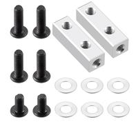 AXspeed RC Servo Mount Bracket Aluminium Servo Seat Upgrade for 1:12 Tamiya 58347 Lunch Box RC Truck(Silver)