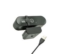 Axtel Clearview Webcam Full HD 1080P USB Camera with Microphone 60° Wide Angle Noise Reduction 3M Cable for PC Zoom Team Windows MacOS Linux