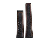 AXTGBHL 22mm Bracelet Fit For TAG Heuer Watchband Fit For Monaco Series Square Wristband Carlisla Racing Leather Waterproof Watch Strap Men's Blue(A-black-no clasp)
