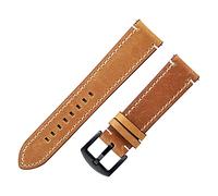 AXTGBHL Leather Watch Band Strap 18mm 20mm Leather Wristband Fit For Watch 22mm Watch Strap Tan Black Retro(Light brown,20mm)