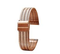 AXTGBHL Quick Release Wrist band Fit For Tissot Fit For citizen Fit For Casio Fit For Armani Fit For fossil watch strap men's women's stainless steel watchband 18mm 20mm 22(Rose Gold,22mm)