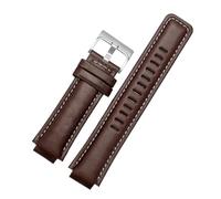 AXTGBHL Sports Canvas Watchband Bottom Fit For TIMEX T2N720 T2N721 TW2R55500 24 * 16mm Army Green Brown Men's Watch Strap Bracelet(Brown-silver)