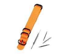 AXTGBHL Watch accessories connector nylon strap Fit For Casio Fit For G-SHOCK GA100 GA400DW5600M5610DW6900 BABY-G BA110 120 resin strap watch band(Orange-01,22mm)