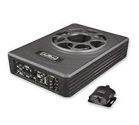 Axton ATB20P Flat 8" Active Subwoofer Compact Underseat Bass with Amplifier Underseat Bass Box for Car Motorhome High Level 150W RMS