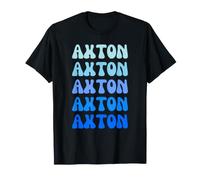 Axton First Name Minimalist Design T-Shirt