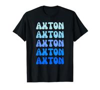 Axton First Name Minimalist Design Value Graphic T-Shirt