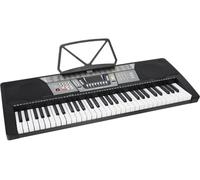 Axus 61-Key Portable Electronic Keyboard - Black, Black