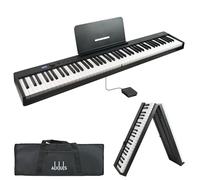 Axus 88 Note Folding Digital Piano, Black