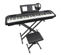 Axus AXD55 88 Note Digital Stage Piano - Bundle, Black