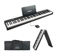 AXUS AXF12 Folding Digital Piano - Black, Black