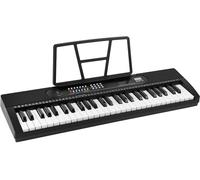 Axus AXP15 Portable Electronic Keyboard - Silver & Black, Black,Silver/Grey