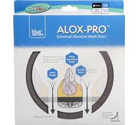Axus Decor 120 Grit Alox-Pro Universal Abrasive Mesh Sander Discs, Hook & Loop Round Orbital Pads, Ideal for Wood, Walls, Metal, Plastic, Pack of 10, 225 mm