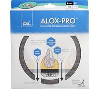 Axus Decor 80 Grit Alox-Pro Universal Abrasive Mesh Sander Discs, Hook & Loop Round Orbital Pads, Ideal for Wood, Walls, Metal, Plastic, Pack of 10, 225 mm