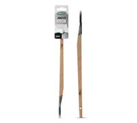 Axus Decor Angled Fitch Paint Brush (Grey Series) - 6mm - For All Paints, Filaments, For Detailed Work & Touching Up, Comfortable Handle, Rust-Resistant Stainless Steel, Grey
