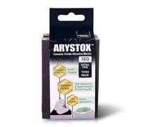Axus Decor Arystox Ceramic Blocks (Onyx Series) Sanding Block, Non-Stick Stearate Coating & High-Density Foam - Ideal For Wood, Plaster, Metals, Plastic, and Glass - 2 Packs, 180 Grit