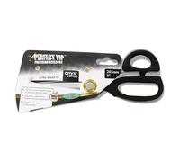 Axus Decor Perfect Tip Precision Scissors (Onyx Series) - Stainless Steel Scissors & Super Sharp Blades & Rust Resistant, Precisely Cutting Tool for Wallpaper, Fabrics, Fine Mesh - Length 205mm