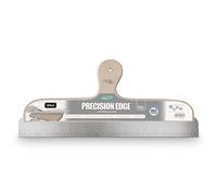 Axus Decor Precision Edge 500mm (Grey Series) - Multipurpose Tool With Measuring Increment & Cutting Blade - Wallpaper Cutting Tool With Stainless Steel Blade & Beechwood Handle, Grey