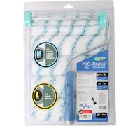 Axus Decor Pro-Finish 6PC Roller Pack (Blue Series) Roller Sleeves with 3 Medium Pile & 2 Long Pile, Paint Roller Tray & Frame for Professional & DIY Projects Core Diameter 1.75" (9"/230mm,44mm core)