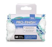 Axus Decor Pro-Finish Roller, Medium Pile (Blue Series) Ultra Fine Finish, for Smooth Or Semi Smooth Walls & Ceilings, Compatible with Standard Mini Roller Frames, 4"/100mm,3Pk