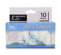 Axus Decor Pro-Finish Roller, Medium Pile (Blue Series) Ultra Fine Finish, Mini Roller Sleeves for Smooth Or Semi Smooth Walls & Ceilings, for Mini Roller Frames, Paint Brush Set, 2"/50mm, 10 Pack