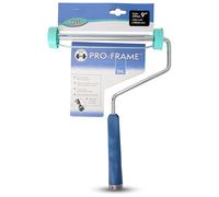 Axus Decor Pro-Frame (Blue Series) Paint Roller Handle, Ergonomic Polypropylene Handle & Chrome Plated Rod - Compatible with Screw-on Extension Poles - 9"/230mm,44mm core