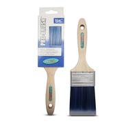 Axus Decor Pro Paint Brush (Blue Color) - 2.5"/64mm - For All Paints, Synthetic Filaments, Beavertail Handles, Rust-Resistant Stainless Steel, Compatible with Brushmate vapour boxes