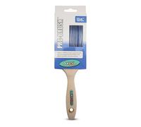 Axus Decor Pro Paint Brush (Blue Color) - 3"/75mm - For All Paints, Synthetic Filaments, Beavertail Handles, Rust-Resistant Stainless Steel, Compatible with Brushmate vapour boxes
