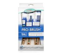 Axus Decor Pro Paint Brushes (blue) Set Of 3-1", 1.5", 2"mm - Paint Brush Set For Synthetic Filaments, Beavertail Handles, Rust-resistant Stainless Steel, Compatible With Brushmate Vapour Boxes