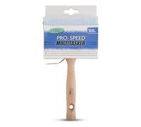 Axus Decor Pro-Speed Multi Tasker Paint Brush (Blue Color) - 30mm x 120mm - For Exterior Paints, Wallpaper Paste, And Stains, Smooth, Bamboo Handles, Rust-Resistant Stainless Steel