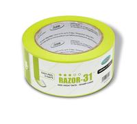 Axus Decor Razor-31 Mid High Tack Masking Tape - 48mm x 40m - Painting Tape For Surfaces and Carpet, Residue Free Removal, For Painting Decoration & DIY Projects, Lime Green