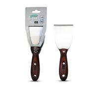 Axus Decor S-Edge Scraper (Grey Series) Wallpaper Scraper for Removing Paint and Wallpaper, for Professional & DIY Projects, Stainless Steel Blade & Ergonomic Aleetwood Handle, 3 Inch/ 75mm