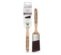 Axus Decor Silk Cutter Ultra (Mink Series) Paint Brush Filaments, Birchwood Handle - Ideal For Walls, Ceilings & Skirting, Anti-Rust Stainless Steel, Next Generation Brush - 2"/50mm