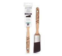 Axus Decor Silk Cutter Ultra (Mink Series) Paint Brush Filaments, Birchwood Handle - Ideal For Walls, Ceilings & Skirting, Anti-Rust Stainless Steel, Next Generation Brush - 1.5"/38mm
