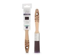 Axus Decor Silk Touch Ultra (Mink Series) Paint Brush, Filaments & Birchwood Handle - For Walls, Ceilings, Wood & Metal - Anti-Rust Stainless Steel - Next Generation Brush - 1"(25mm)