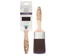 Axus Decor Silk Touch Ultra (Mink Series) Paint Brush Filaments & Birchwood Handle - For Walls, Ceilings, Wood & Metal - Anti-Rust Stainless Steel - Next Generation Brush - 2.5 Inch