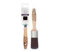 Axus Decor Silk Touch Ultra (Mink Series) Paint Brush Filaments & Birchwood Handle - For Walls, Ceilings, Wood & Metal - Anti-Rust Stainless Steel - Next Generation Brush - 1.5 Inch