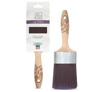Axus Decor Silk Touch Ultra (Mink Series) Painting Brush, Filaments & Birchwood Handle - For Walls, Ceilings, Wood & Metal - Anti-Rust Stainless Steel - Next Generation Brush - 3 Inch