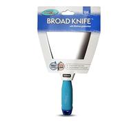 Axus Decor Stainless Steel Broad Spatula (Blue Series) Flexible Wide Filling Knife - 160mm, Filler Knife - Putty Knife for Professional & DIY Projects - Anti Rust Blade and Soft Grip Ergonomic Handle